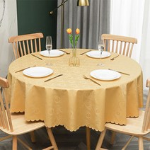 에어 엔틱 디자인 원형 식탁보, TYPE G, 120cm