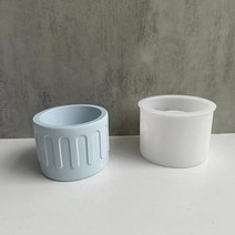 홈플로우 다양한 패턴의 석고 장식 화분 실리콘몰드, 03