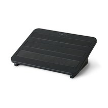 바디랩스 KomFort 사무실 의자 각도조절 풋레스트, 딥블랙