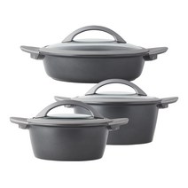 락앤락 브릿지 IH 냄비 2번 세트 3개 HIP2028S3, 20cm + 24cm + 28cm, 그레이