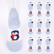 박군 여성용 귀여운내친구 덧신 10켤레