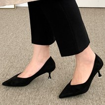 홀리버니 여성용 스틸레토 힐 펌프스 HLBN92169 6cm