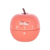 포포 사과 과일 타이머, 핑크, 1개