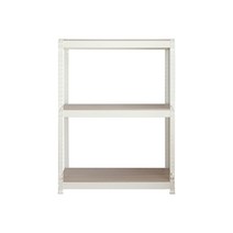 피피랙 무볼트 무소음 조립식 앵글선반 3단 800 x 500 x 900 mm 6R02WW0805093, 백색