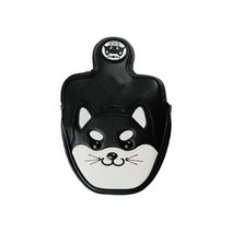 강아지 고양이 골프 헤드커버, 블랙 말렛 퍼터커버