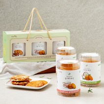프레시오늘 오븐에 구운 수제쿠키 아몬드튀일 155g + 코코넛튀일 130g + 얼그레이튀일 175g 선물세트, 1세트