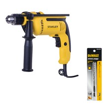 스탠리 650MM 해머드릴 함마드릴 13MM SDH700KV + 임팩 콘크리트 비트 DWA612060, 1세트