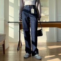 여성용 린다샵 바네이 스트레이트 통 데님 팬츠 PT9030K1C