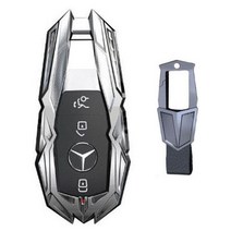 엠디글로벌 스마트 키케이스, 실버, 8 벤츠신형 풀메탈 케이스