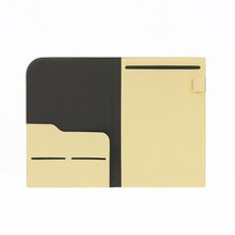 아이엘 메모러블 오거나이저 메모패드 A5 150 x 225 mm, 크림옐로우, 1PIECE