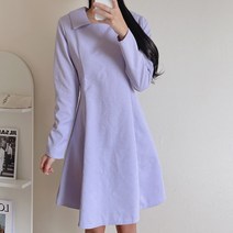 슈가펀 라런카 카라 A라인 미니 원피스