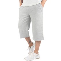 후리스타일 남성용 무지 7부 와이드팬츠