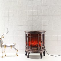 21세기트랜드 감성 불멍 모닥불 벽난로 무드등, A타입