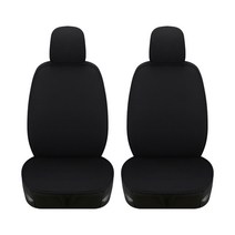 카템 올케어 차량용 시트 커버 CT214, 블랙, 2개