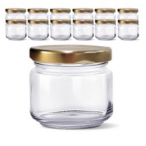 미르코리아 유리병 500 낮은형 골드, 12개, 400ml