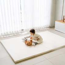 메이튼 베이비 향균 폴더매트, 밀크 아이보리