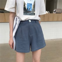 루나걸 러즈비 핀턱 숏팬츠