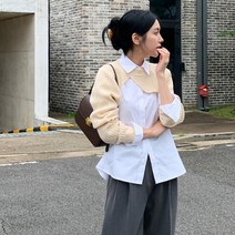 엔비룩 여성용 올린볼레로 니트