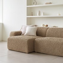 베베데코 고탄력 만능 스판 올핏 쇼파커버 + 보관가방 + 사각 고정스틱 세트, 진베이지, 1세트