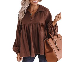 여성용 컬러 제키 블라우스 CH-2214118