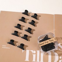 다미샵 미니 블랙 집게핀