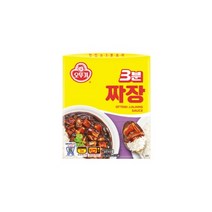 오뚜기 3분 짜장, 6개, 200g