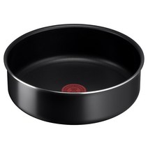 테팔 매직핸즈 이지 쿡앤클린 블랙 앤 레드 전골냄비 24cm, 24cm x 24cm x 8cm