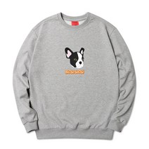 다꾸앙 남성용 가장 핫한 펫불독 맨투맨 남자 티셔츠 D02DKA-DA2575