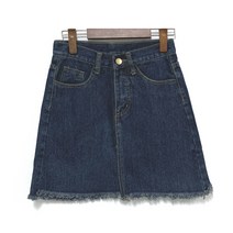 반에이크 이슨 데님 미니 스커트