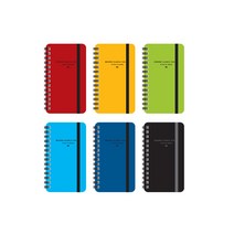 아이비스 비비드 좌철 밴드 수첩 85매 x 6종 세트 SP11792, 빨강, 노랑, 연두, 파랑, 진청, 검정, 1세트