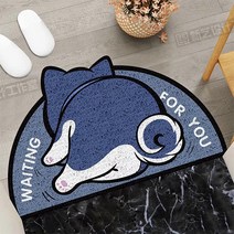 너만 기다려 까꿍 멍뭉 PVC 코일 발매트, 4