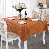 알럽홈 고급 아이비 호텔패브릭 식탁보, 브라운, 120 x 180 cm