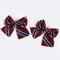 여아용 사선 나비 리본 타이 보타이 2p