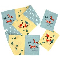 황실타올 프리미엄 북극여우 시리즈 인견 때타올 선물세트, 혼합색상, 1세트