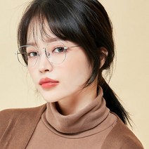 더브릴레 스퀘어 오버사이즈 안경테 + 블루라이트 차단 안경 세트