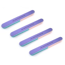 7면 사용 네일 파일, 혼합색상, 4개