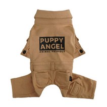 퍼피엔젤 반려동물 PUPPY ANGEL 점프수트, 15 베이지