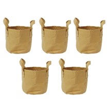 비에프에이 빈티지 화분커버 손잡이 5p, 브라운