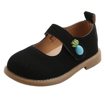 하이유니 여아용 스웨이드 세무 구두