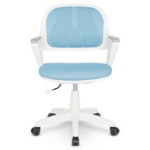 체어포커스 알라딘 화이트바디 엠보의자 AM560WH, 올블루