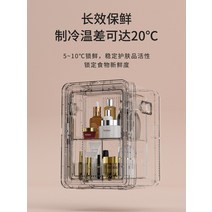 소형냉동고 서랍형냉동고 미니 음식물 가정용 기숙사 원룸 수입차 미니냉장고 렌탈룸 1회용 냉장박스 차 겸용, [07] 12L 화이트/조명/메이크업 거울