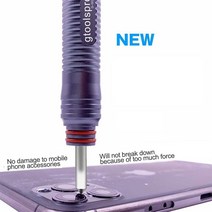 iphone 후면 유리 충돌 용 자동 센터 펀치 전화 후면 커버 수리를위한 조정 가능한 스프링로드 금속 드릴 도구