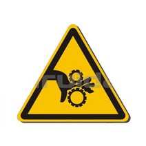 스티커사진기계경고 표지판 스티커 보안 작업 안전 레이블 방수 오일 방지 벽 기계 태그 5 피스, 03 Model C