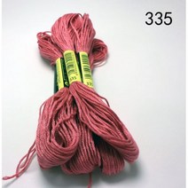크로스 스티치 실 자수 커스텀 색상 02 10 개, 335, 6 가닥
