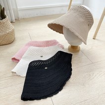 썸머 크로쉐 린넨 니트썬캡
