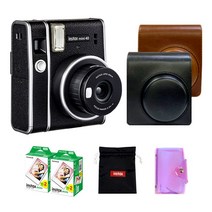 인스탁스 미니40+필름40장+전용가방+로고파우치+홀로그램1단앨범, 미니40+필름40장+전용가방, 블랙
