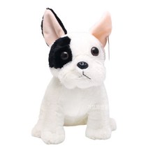 정품 리얼 프렌치 불독 강아지 봉제인형 25cm