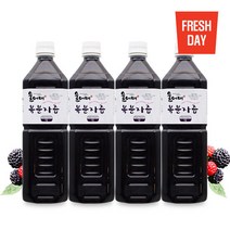 프레시데이 토종복분자 그대로 고창 복분자즙 4병x1L (진액), 선택완료, 단품없음