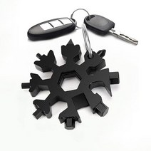 18 in 1 눈꽃 다용도공구 스텐눈꽃오프너/플랫헤드 십자드라이버세트/렌치, 1pcs