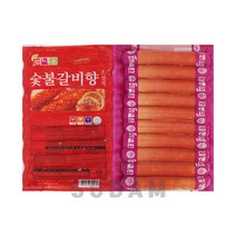 도나우 숯불갈비향 소시지 1kg /냉동소세지 캠핑용 핫도그용, 숯불갈비향 소시지 1kgx10팩, 10개